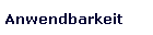 Anwendbarkeit